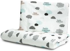 Zdjęcie Sensillo Pościel Do Łóżeczka 2 El. 100X135 Cm Chmurki  - Jasło