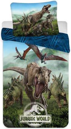 Jerry Fabrics Pościel Licencyjna Jurassic World 140X200 + 70X90