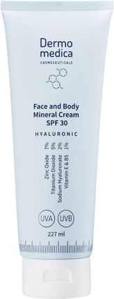 Dermomedica Face And Body Mineral Cream Spf 30 mineralny krem do twarzy i ciała 227Ml