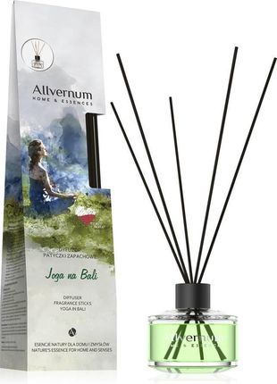 Allverne Home & Essences Joga na Bali Dyfuzor z patyczkami zapachowymi 50ml