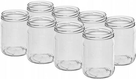 Słoik szklany bez nakrętki TO 300 ml fi 66 - 6 szt 