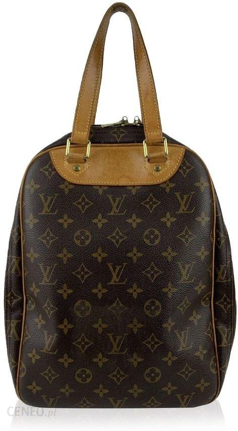 Używana Brązowa Tkaninowa Torba Podróżna Louis Vuitton Vintage