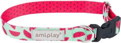 Zdjęcie amiplay Behappy Obroża Regulowana XL 45-70x2,5cm Watermelon - Gdańsk