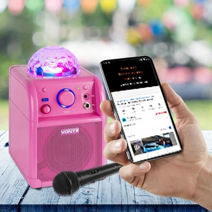 Zestaw Karaoke Głośnik Led Bt Rgb 50W+ Mikrofon - zdjęcie 3