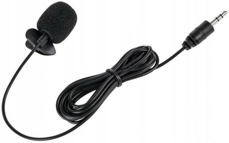 Mikrofon pojemnościowy z klipem na kablu jack 3,5