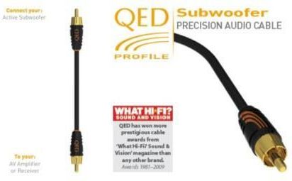 Qed Profile Qe5101 Przewód Do Subwoofera 3m