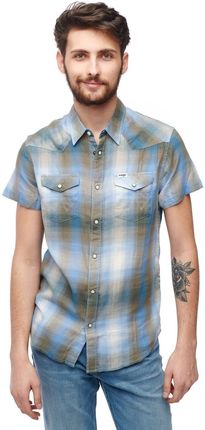 WRANGLER WESTERN SHIRT DUSTY OLIVE W5J06DX45