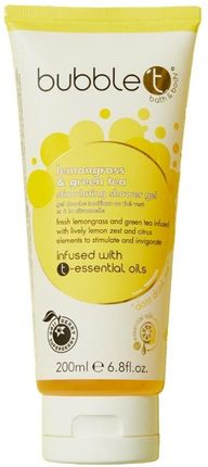Bubble T Lemongrass & Green Tea Shower Gel – Żel pod prysznic | Trawa cytrynowa i zielona herbata
