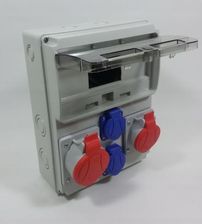 Zdjęcie Famel Rozdzielnica Budowlana Rozdzielnia 16/5P + 32/5P 2X230V COMO11 - Jaworzno