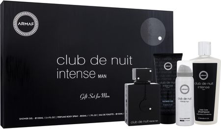 Armaf Club De Nuit Intense Man Woda Toaletowa 105 M+ Deodorant 50 M+ Żel Pod Prysznic 100 M+ Szampon 250 ml