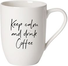 Zdjęcie Villeroy & Boch Statement Kubek Keep calm and drink coffee (1016219652) - Gryfów Śląski