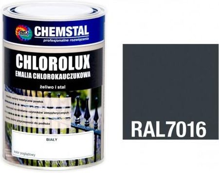 Chemstal Chlorokauczuk 1L Antracyt Ral 7016