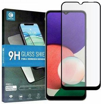 Mocolo Szkło hartowane TG+Full Glue do Samsung Galaxy A22 5G Czarny