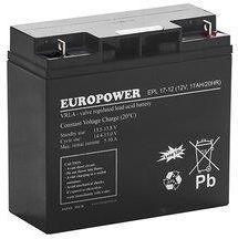 Zdjęcie Akumulator EUROPOWER serii EPL 12V 17Ah - Malbork