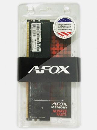 Pamięć RAM Afox Ddr4 8Gb 2666Mhz Micron Chip Rank1 X4 (Afld48Fh2P)