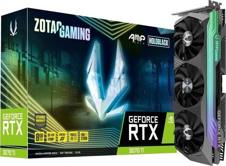 Zotac Rtx 3070Ti Amp Holo 8Gb Gddr6X 256Bit (ZTA30710F10P