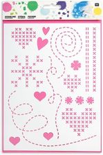 Zdjęcie Rico Design Szablon Samoprzylepny Serca 18,5X24,5Cm - Sierpc
