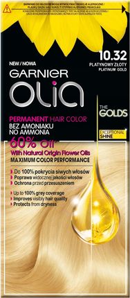 Garnier Olia farba do włosów bez amoniaku 10.32 Platynowy Złoty