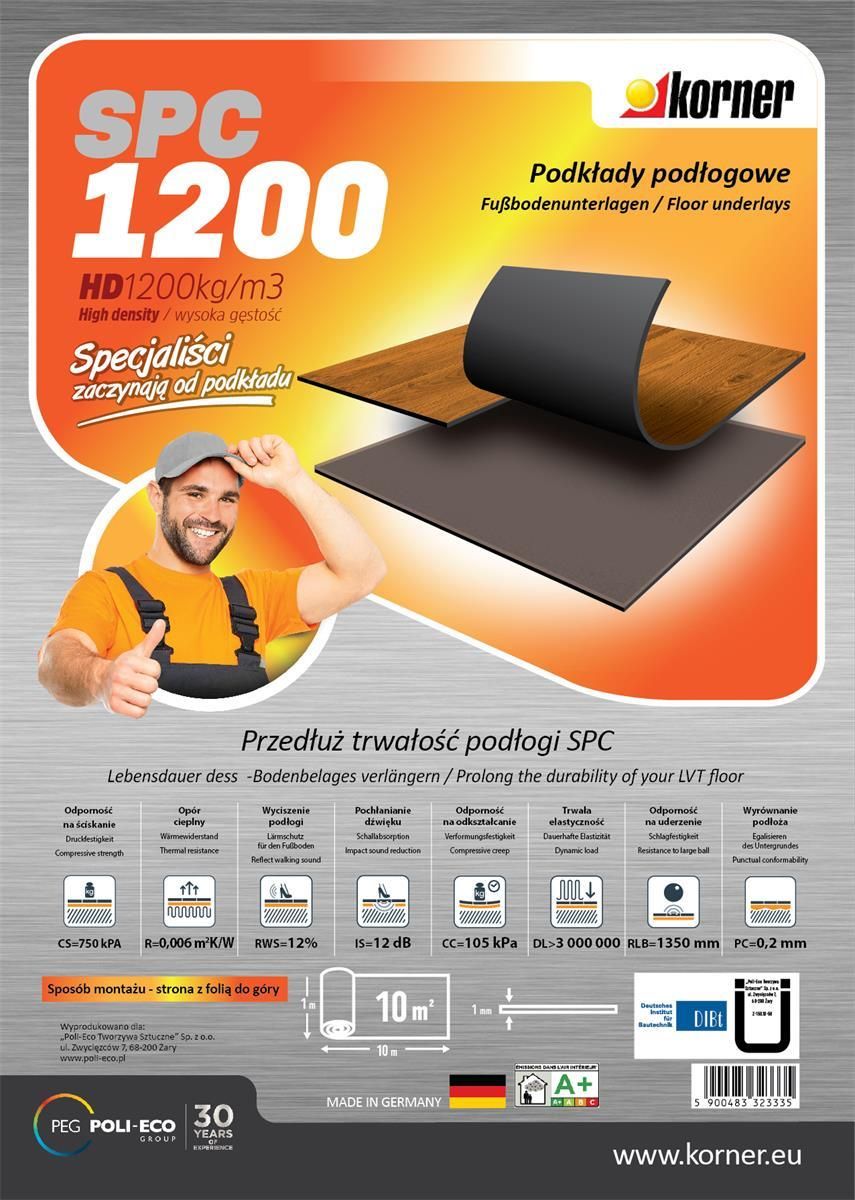 Podkład Korner SPC 1200 - zdjęcie 1 Podkład Korner SPC 1200