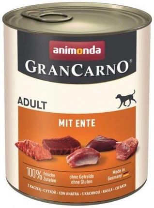 Animonda Grancarno Orginal Adult Puszki Wieprzowina Z Kaczką 800G