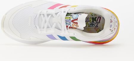 【Off-White】Off Thndr St Hd Adidas ZX 1K Boost Pride Ftw White Ftw White Off White