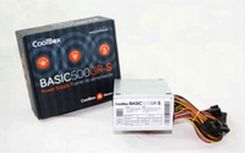 Zasilacz CoolBox BASIC500GR-S 500W (COO-FA500SGR) - zdjęcie 1