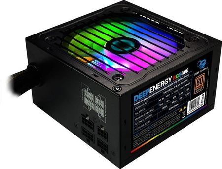 Zasilacz CoolBox DeepEnergy RGB 600W (DG-PWS600-MRBZ) - Opinie i ceny na  Ceneo.pl