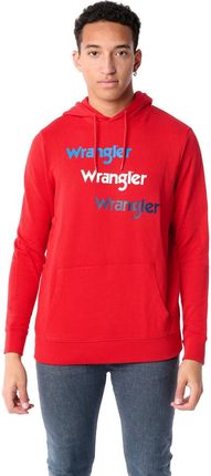 WRANGLER REPEAT HOODIE FORMULA RED W6A8HAXWO