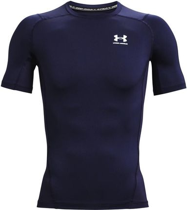 UNDER ARMOUR HEATGEAR ARMOUR SHORT SLEEVE SHIRT MEN, NIEBIESKI S 2021 KOSZULKI TRENINGOWE Z KRÓTKIM RĘKAWEM