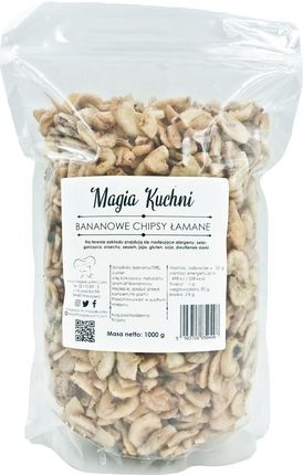 Magia Kuchni Chipsy Bananowe Łamane 1Kg