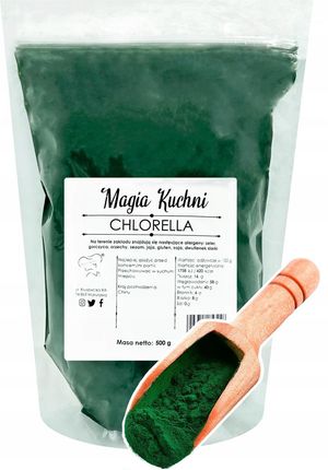 Magia Kuchni Chlorella Proszek Algi Suszone Mielone 500g