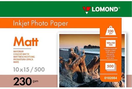 LOMOND PAPIER FOTOGRAFICZNY 10x15 MATOWY 230g, 500szt