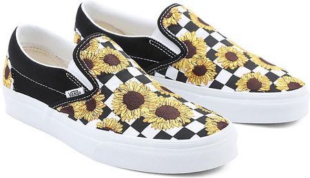 Vans classic slip on on sale sunflower