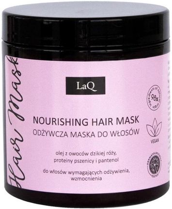 LaQ Nourishing Hair Mask odżywcza maska do włosów wymagających odżywienia i wzmocnienia Kocica Piwonia 250ml