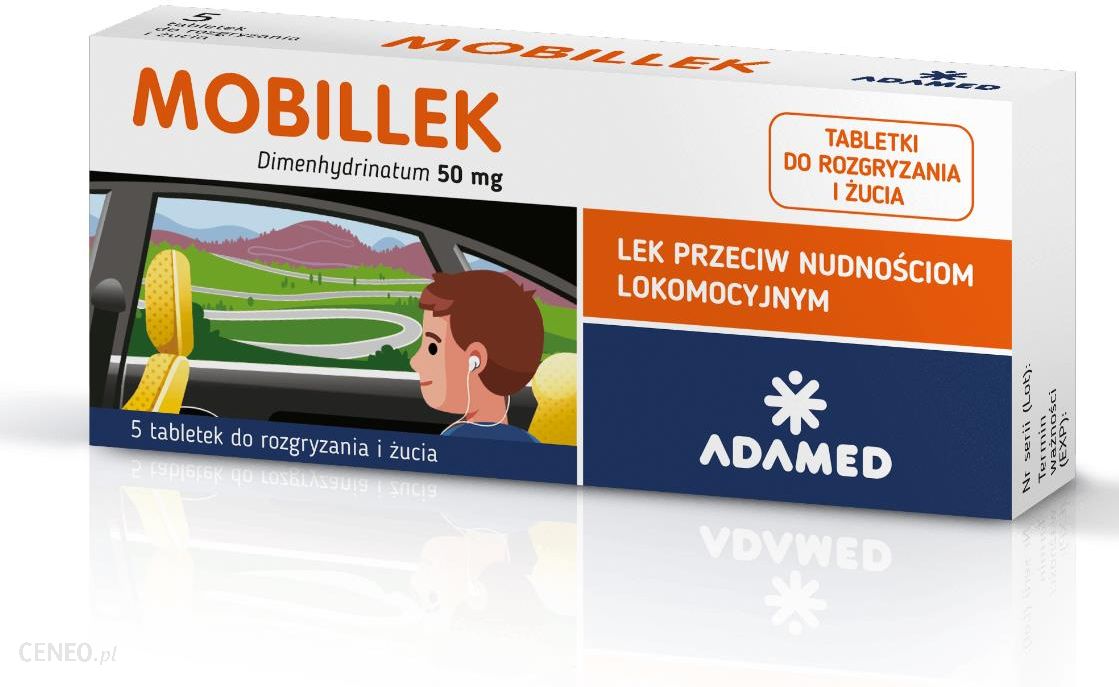 Mobillek Tabletki Na Chorobę Lokomocyjną Smak Truskawkowy 5 Szt Opinie I Ceny Na Ceneopl 4913