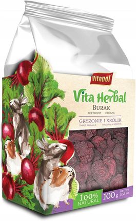 Vitapol Vita Herbal Dla Gryzoni I Królika Suszony Burak 100G
