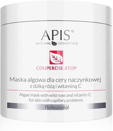 Apis Couperose-Stop Algae Mask Maska Algowa Dla Cery Naczynkowej Z Dziką Różą I Witaminą C 200G