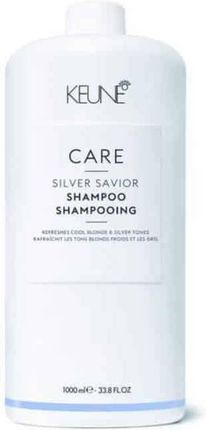 Keune Care Silver Savior Shampoo Szampon Chroniący Kolor Neutralizuje Żółte Refleksy 1000 ml