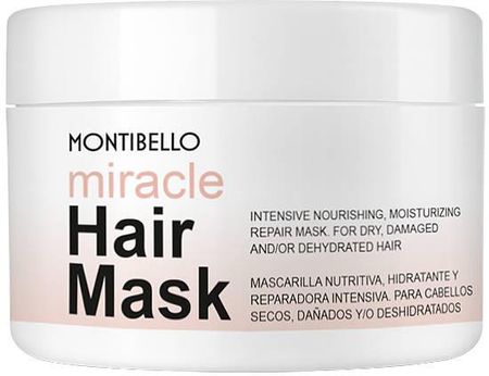 Montibello Miracle Hair Mask Intensywnie Odżywiająca Nawilżająco-Regenerująca Maska 200ml