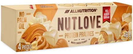 Allnutrition Nutlove Protein Pralines Biała Czekolada Z Nadzieniem Orzechowym 48g
