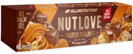 Allnutrition Nutlove Protein Pralines Mleczna Czekolada Z Nadzieniem Orzechowym 48g