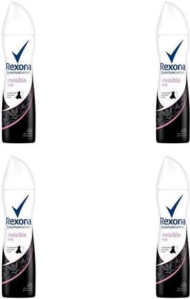 Rexona Zestaw 4X Invisible Pure Areozol 150Ml