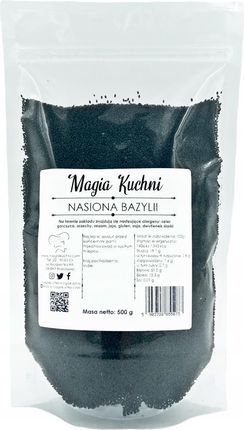 Magia Kuchni Nasiona Bazylii Słodkiej 500G