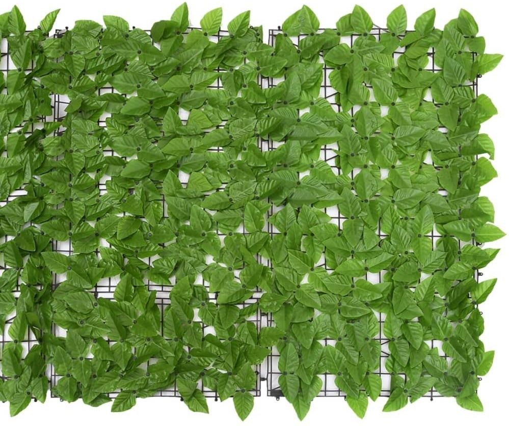Vidaxl Parawan Balkonowy Zielone Liście 300x100cm - zdjęcie 1 Vidaxl Parawan Balkonowy Zielone Liście 300x100cm