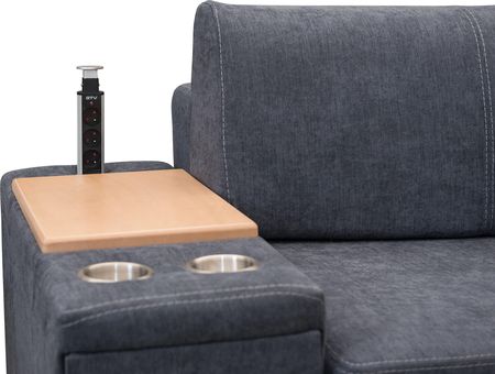 Wioleks Sofa 3-Osobowa Gazebo Z Podłokietnikami Barek Uchwyty Na Napój Półka - zdjęcie 2