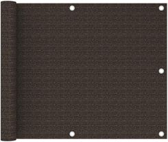 Zdjęcie Parawan Balkonowy Brązowy 75X500cm Hdpe - Biskupiec