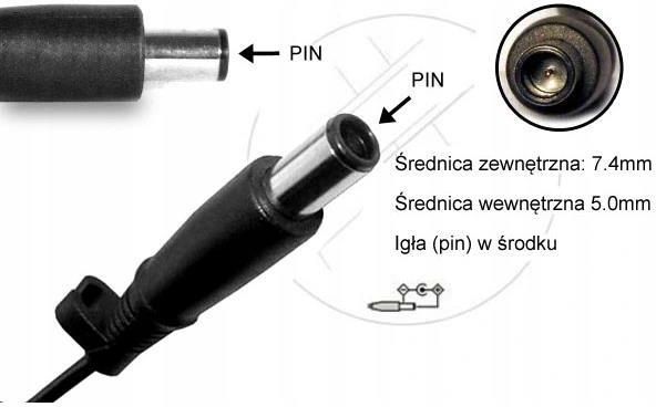 Zasilacz do laptopa ZX\CZXC ZASILACZ ŁADOWARKA DO DELL 90W