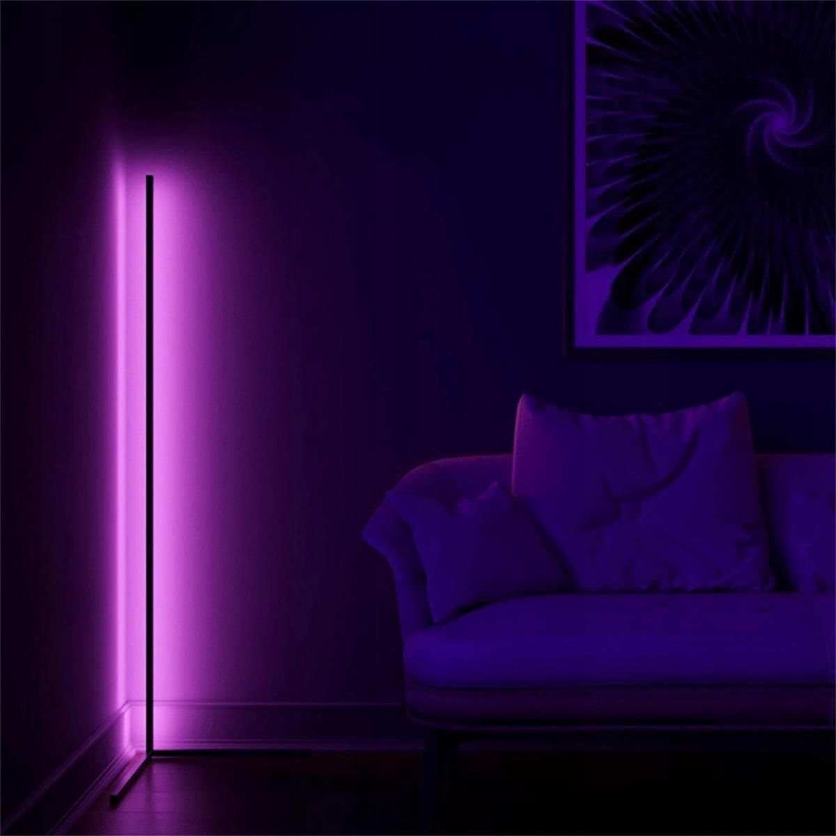 MOZOS LC-RGB lampa LED narożna podłogowa z pilotem - zdjęcie 4 MOZOS LC-RGB lampa LED narożna podłogowa z pilotem