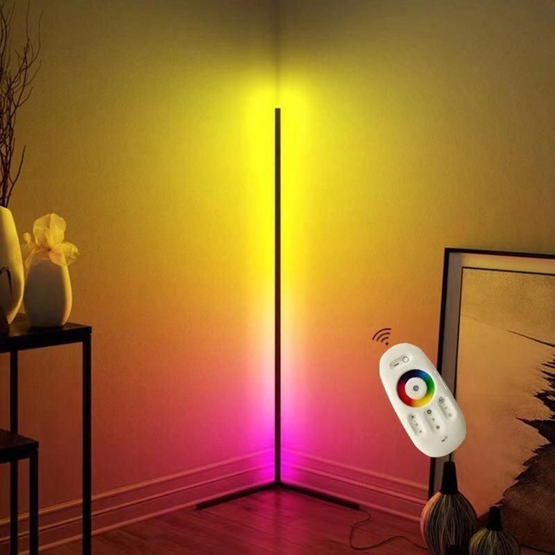 MOZOS LC-RGB lampa LED narożna podłogowa z pilotem