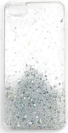 Wozinsky Star Glitter błyszczące etui z brokatem Samsung Galaxy S21 Ultra 5G przezroczysty